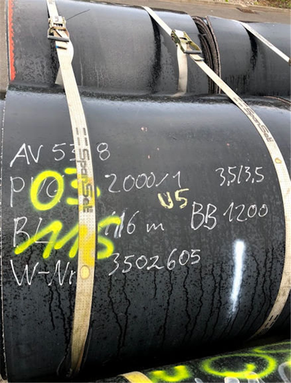 Lot Of Used Fenner Dunlop Conveyor Belting, 1200mm W X 544m L (approx. 47" W X 1784.4' L))